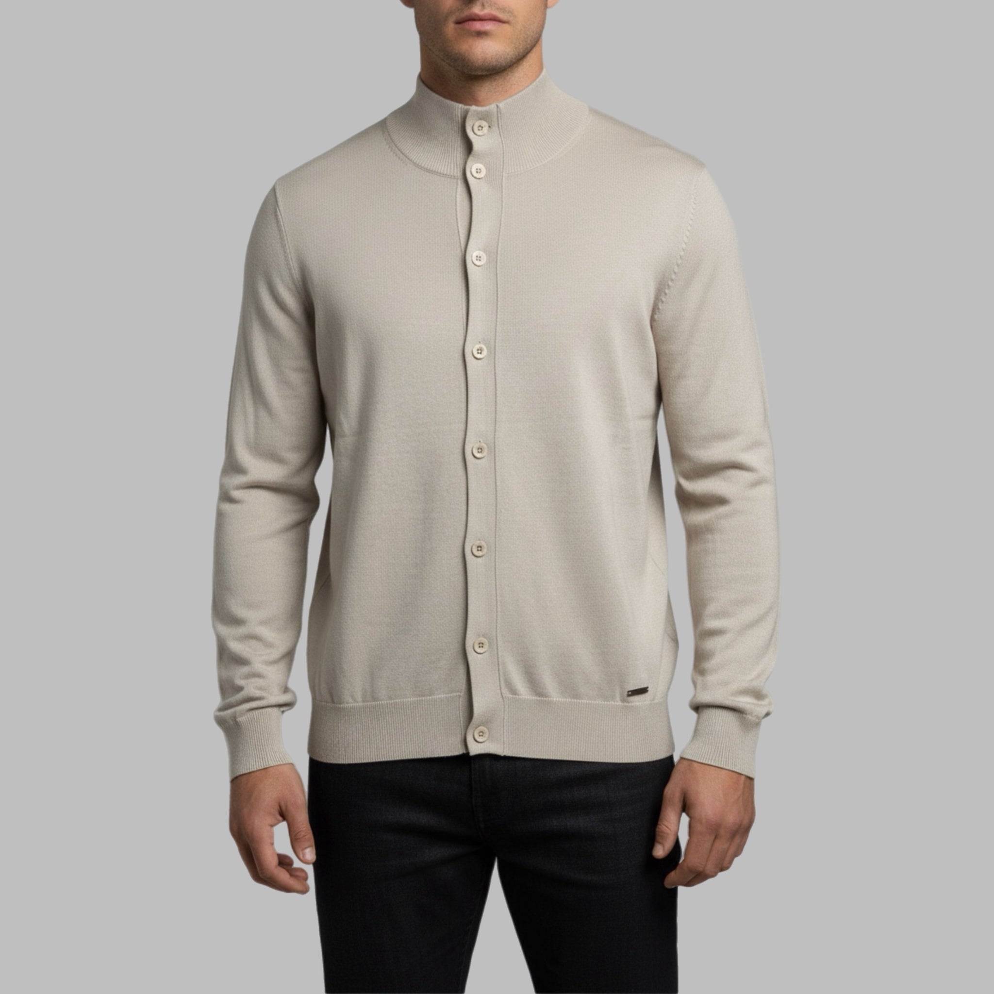 Maglia Nerovago uomo con bottoni