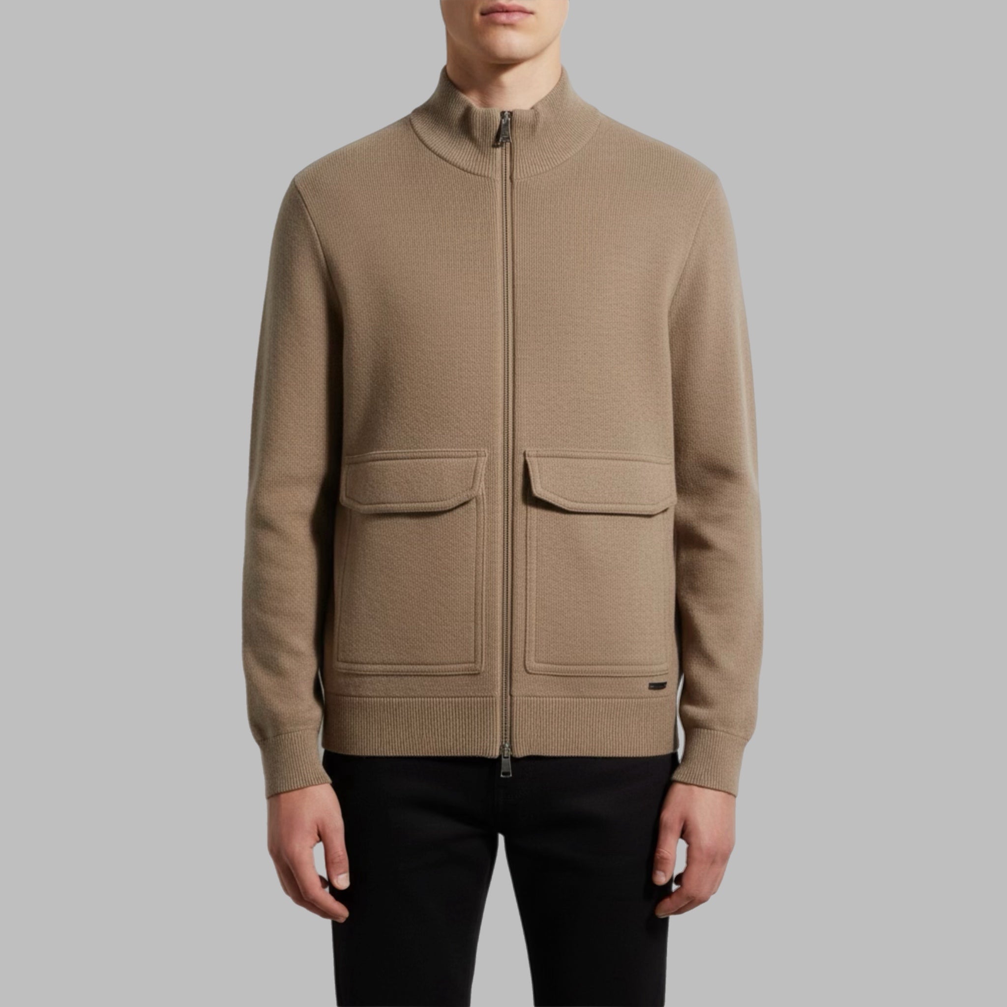 Maglia Nerovago uomo giubbotto ciniglia