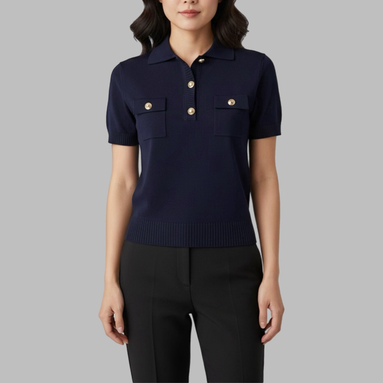 Maglia polo SHEIS donna - DS6473