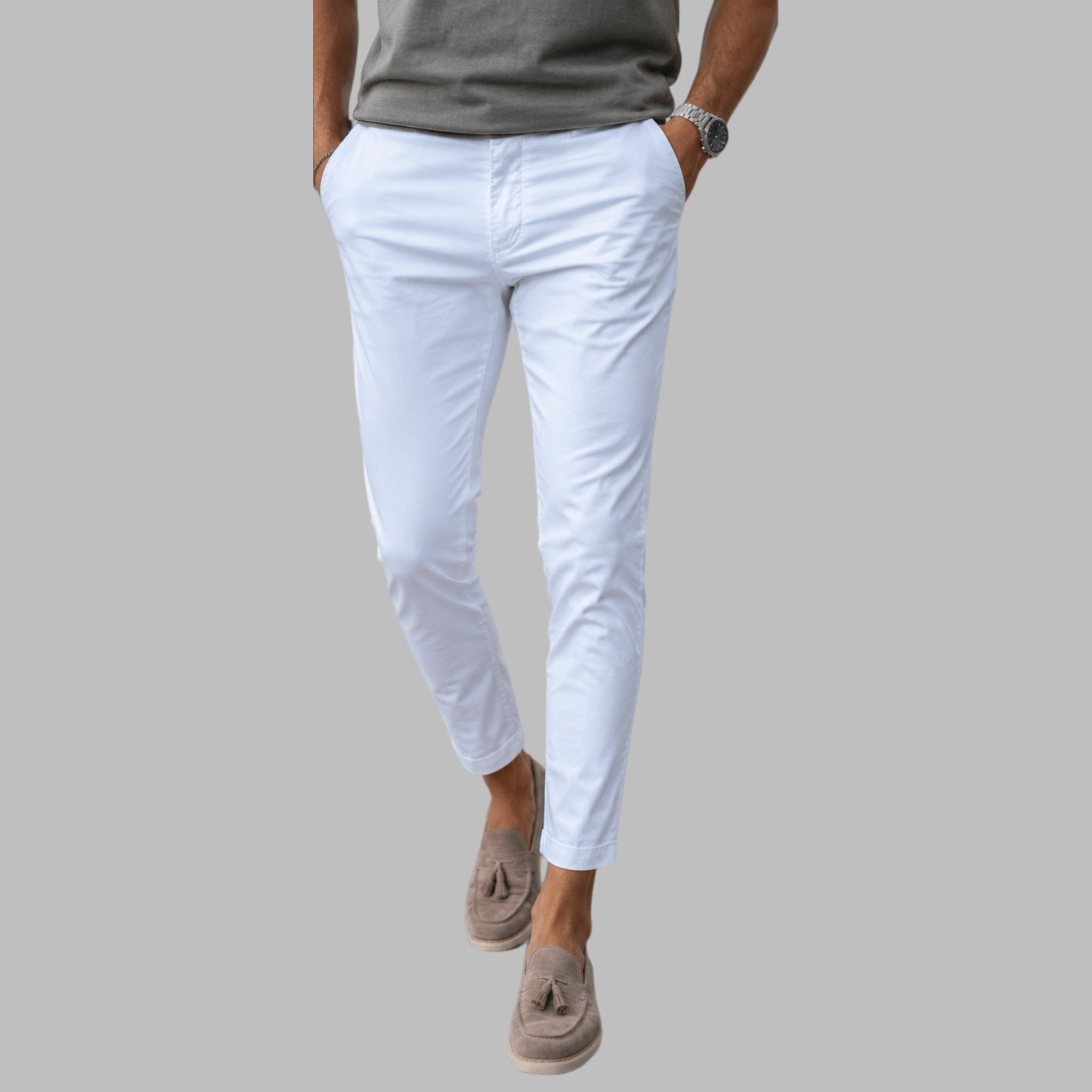 Pantaloni SAFETY PIN slim fit - M10561602