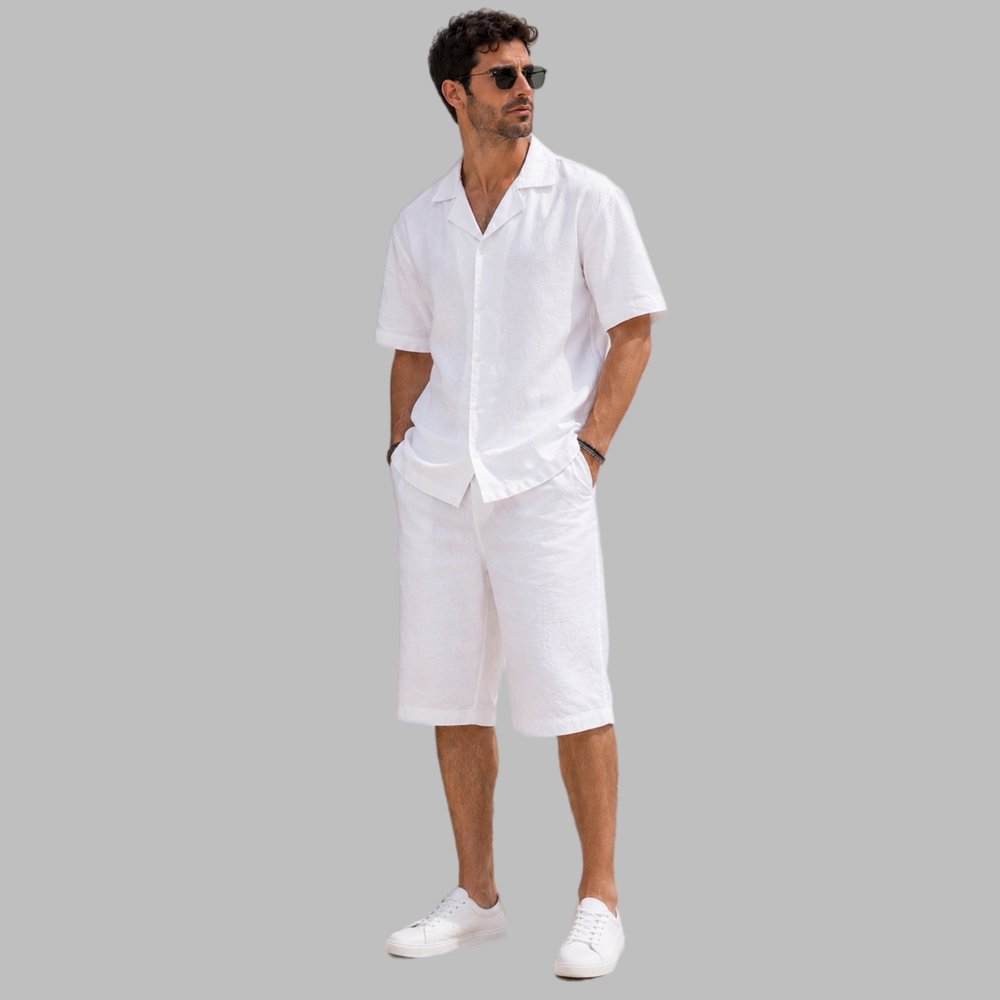 Completo uomo in lino KEY JEY - C121/B