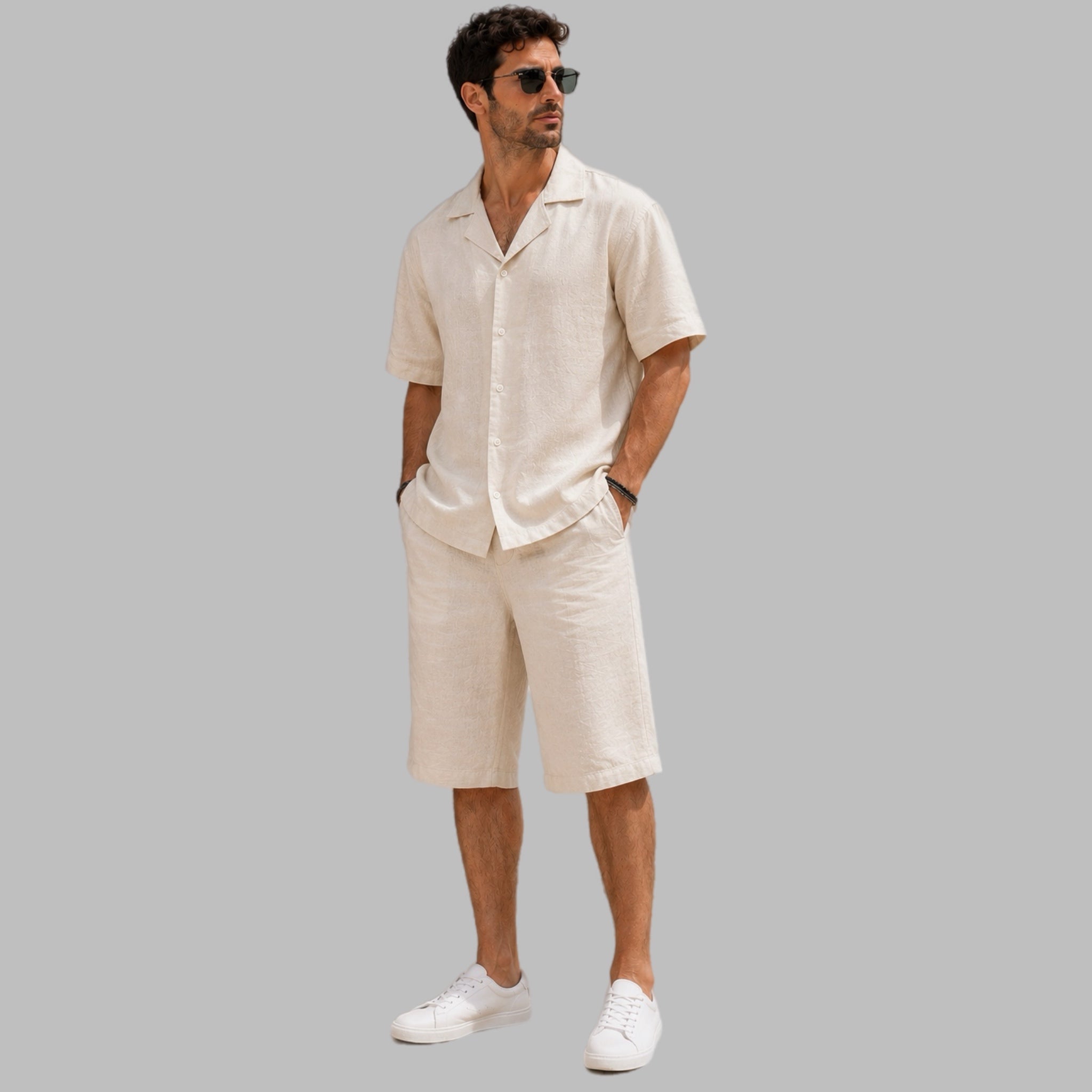 Completo uomo in lino KEY JEY - C121/B