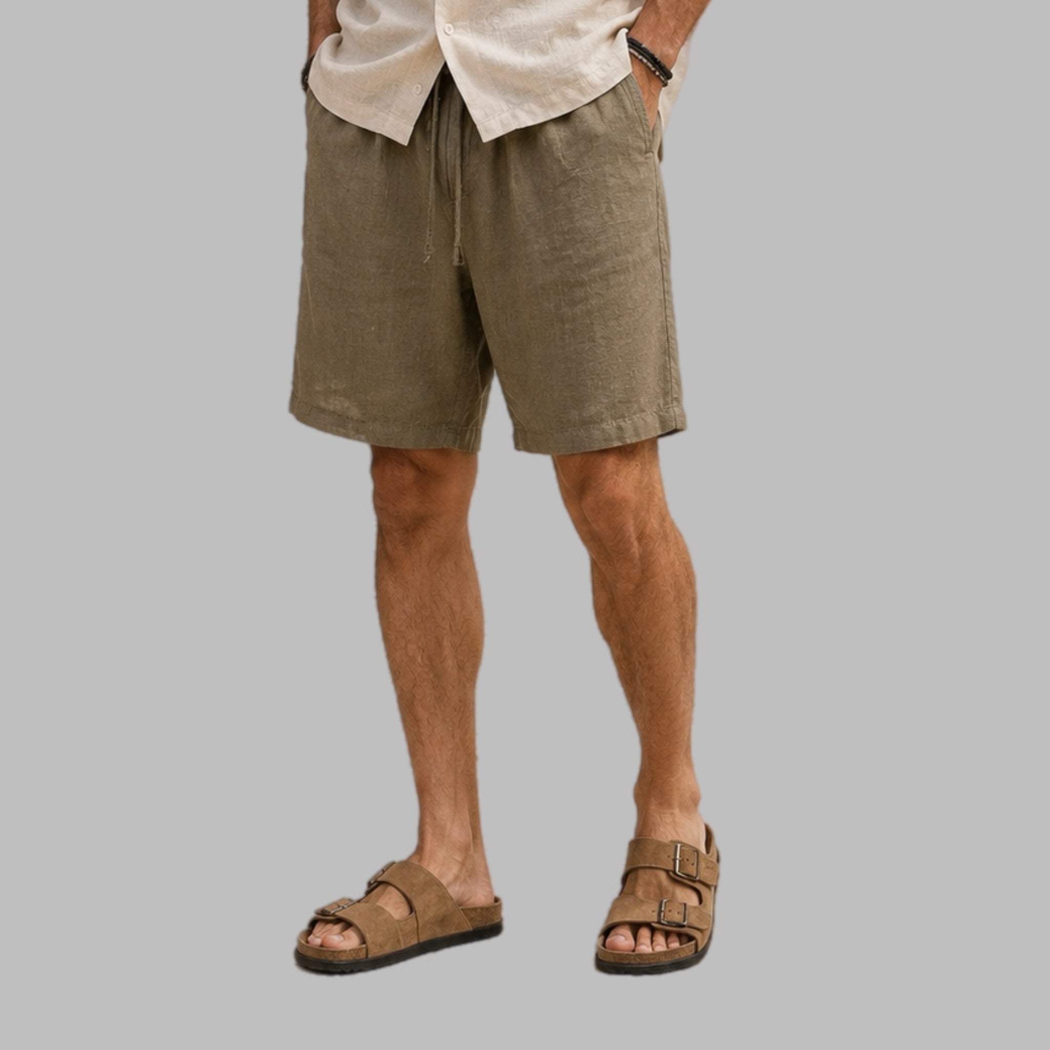 Bermuda in lino Safety Pin  uomo - BM314