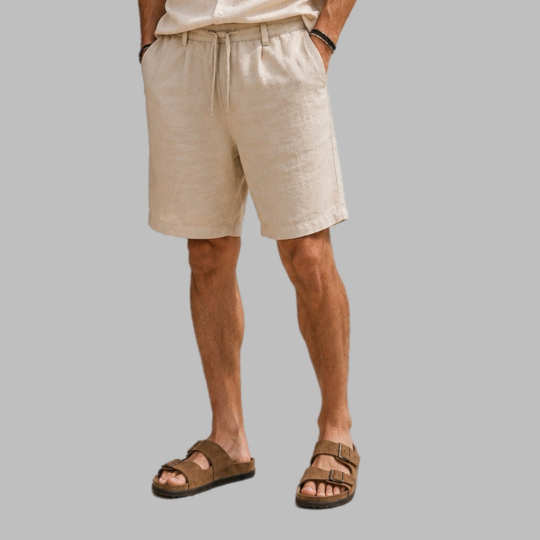 Bermuda in lino Safety Pin  uomo - BM314