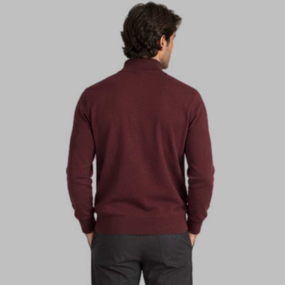 Maglia uomo zip NEROVAGO: 76002