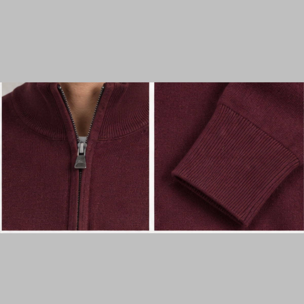 Maglia uomo zip NEROVAGO: 76002