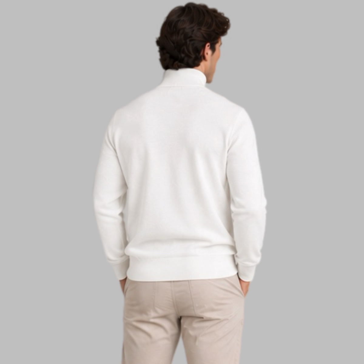 Maglia uomo collo alto NEROVAGO: 760007