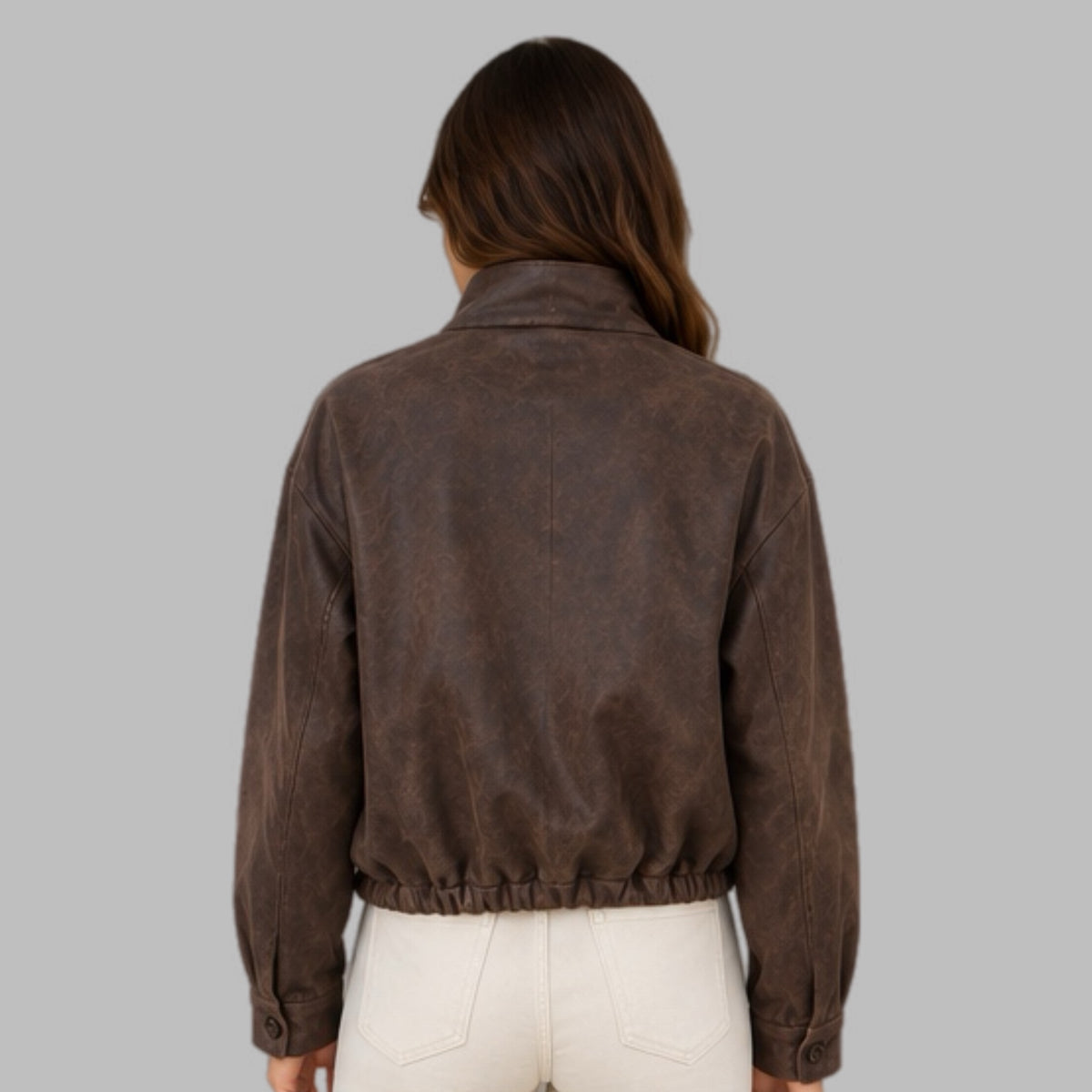 Giubbino donna effetto pelle GOLD MILLER: GB559/A301
