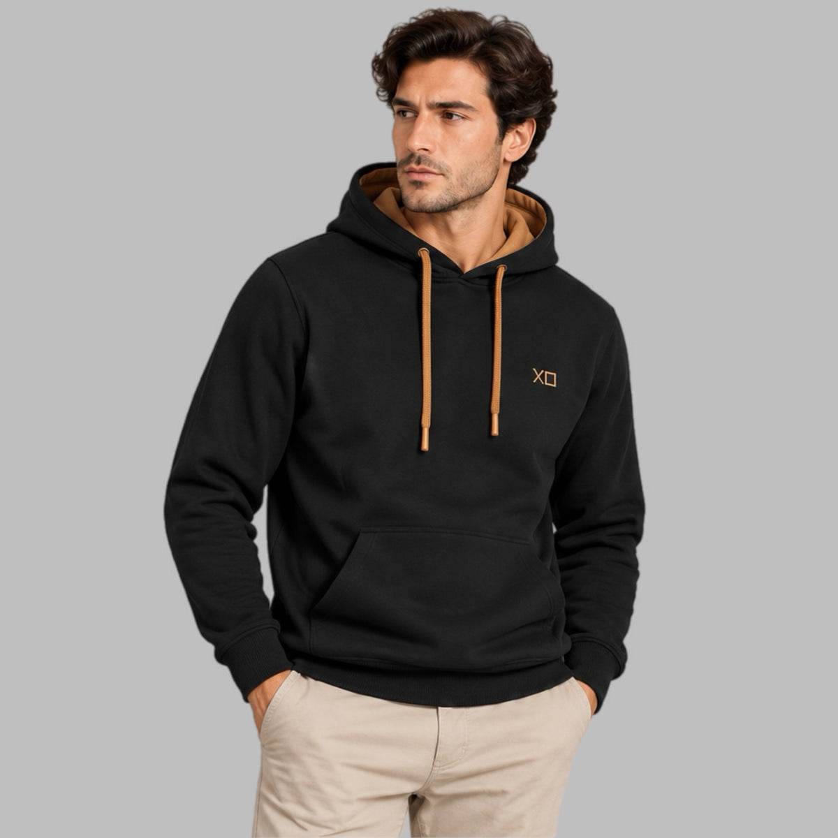 Felpa uomo cappuccio XO: XO481