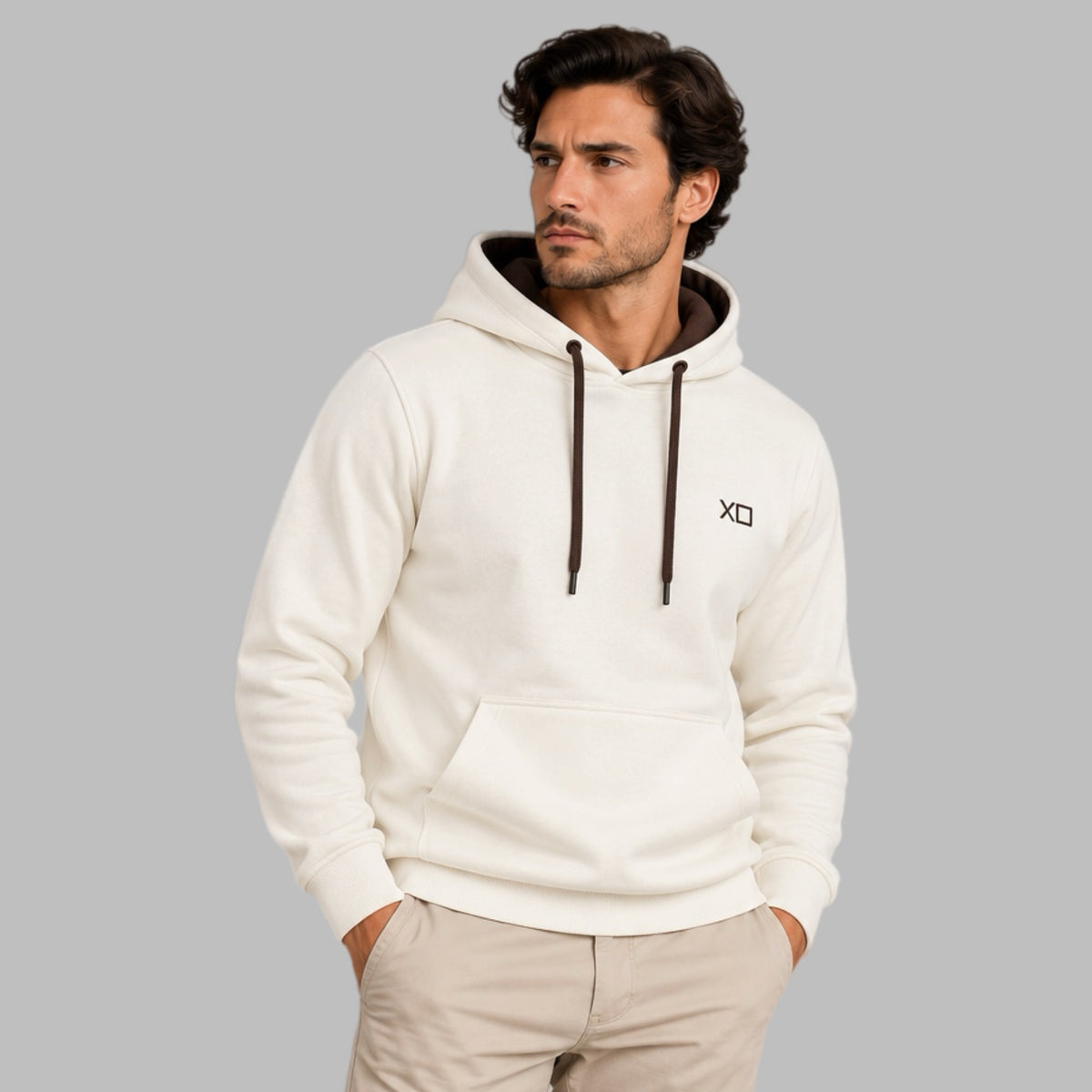 Felpa uomo cappuccio XO: XO481