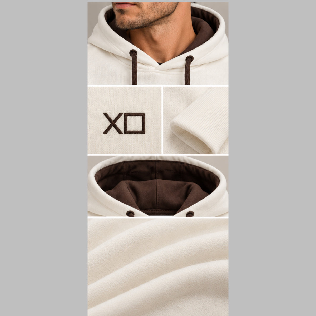 Felpa uomo cappuccio XO: XO481