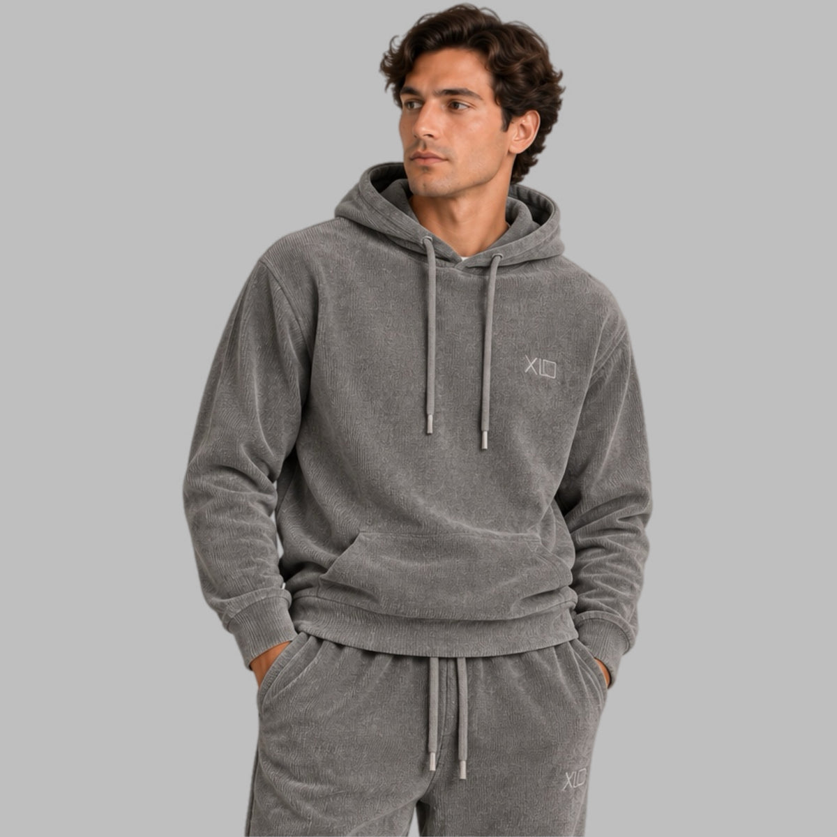 Felpa in ciniglia uomo XO: XO492