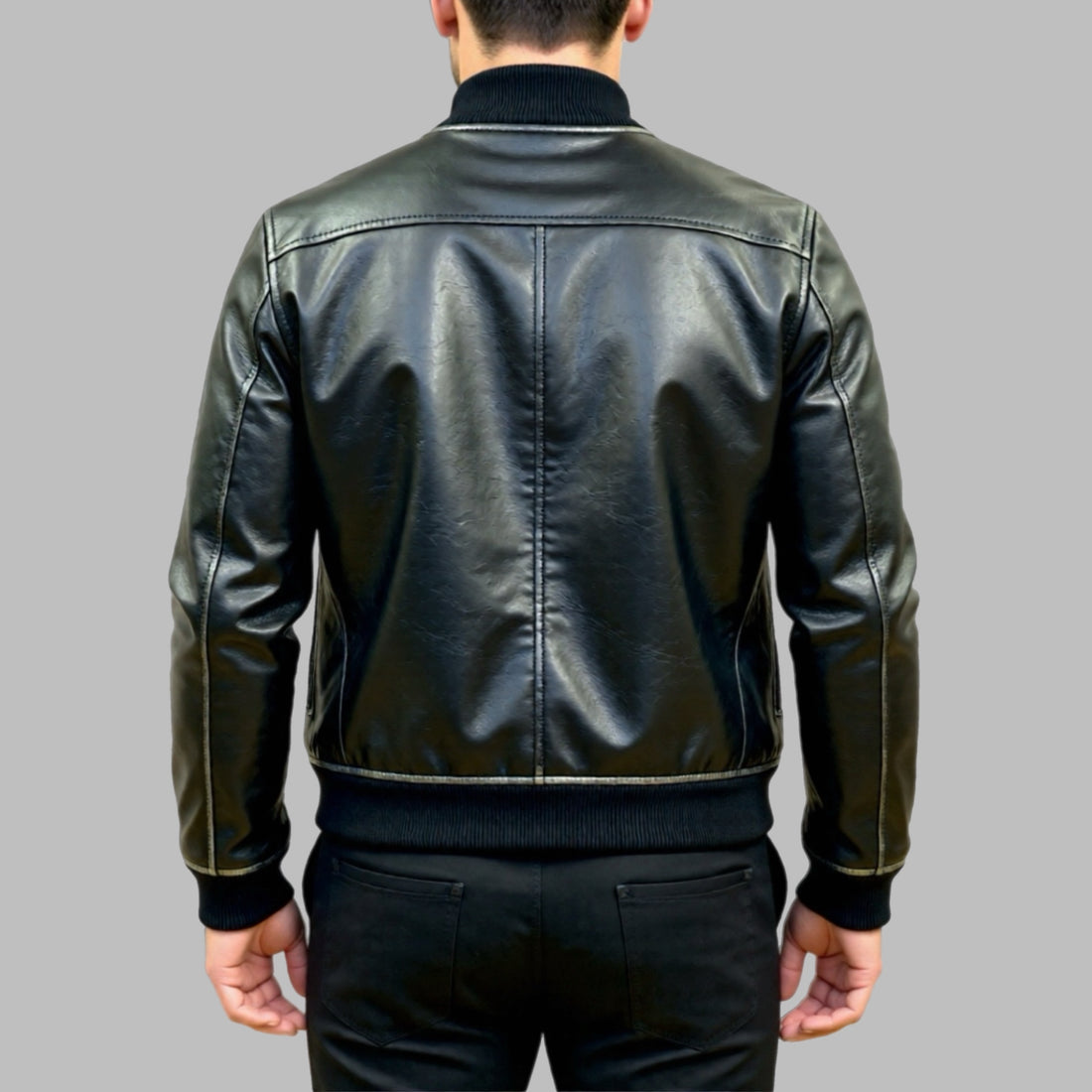 Giubbotto uomo similpelle