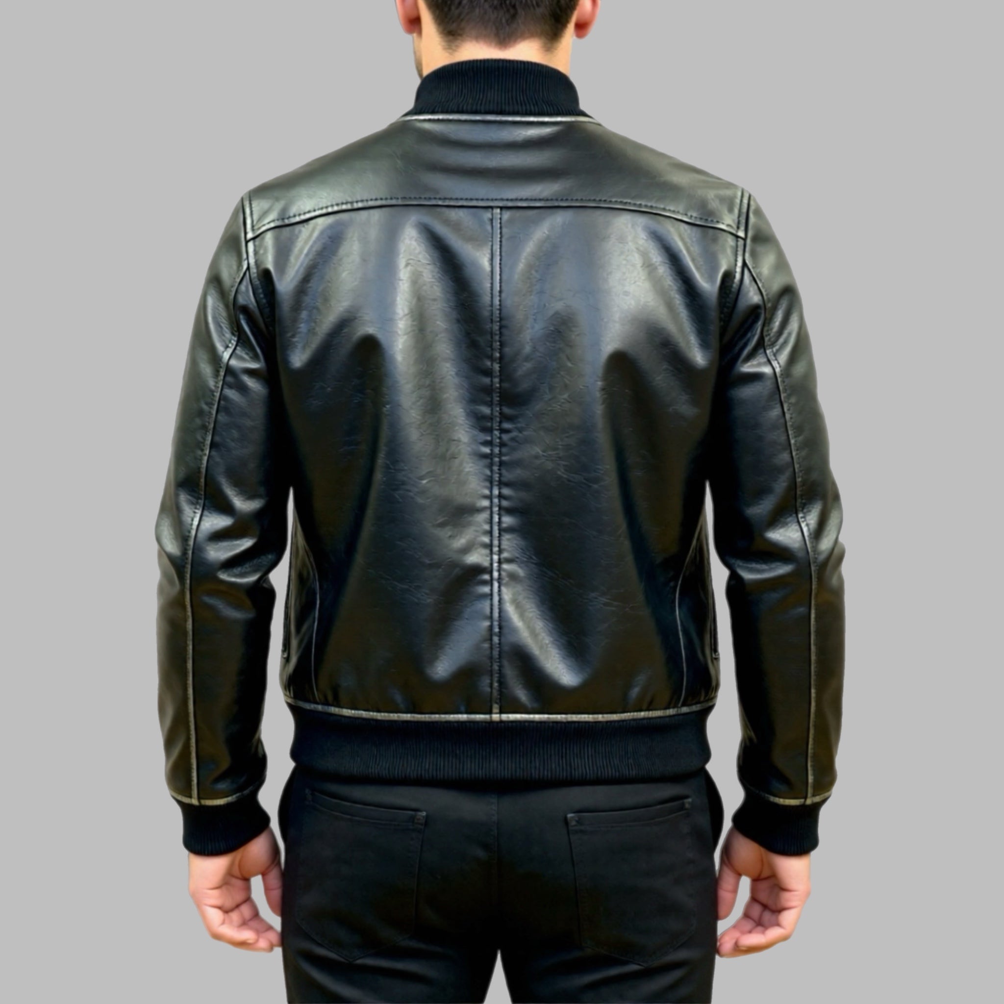 Giubbotto uomo similpelle