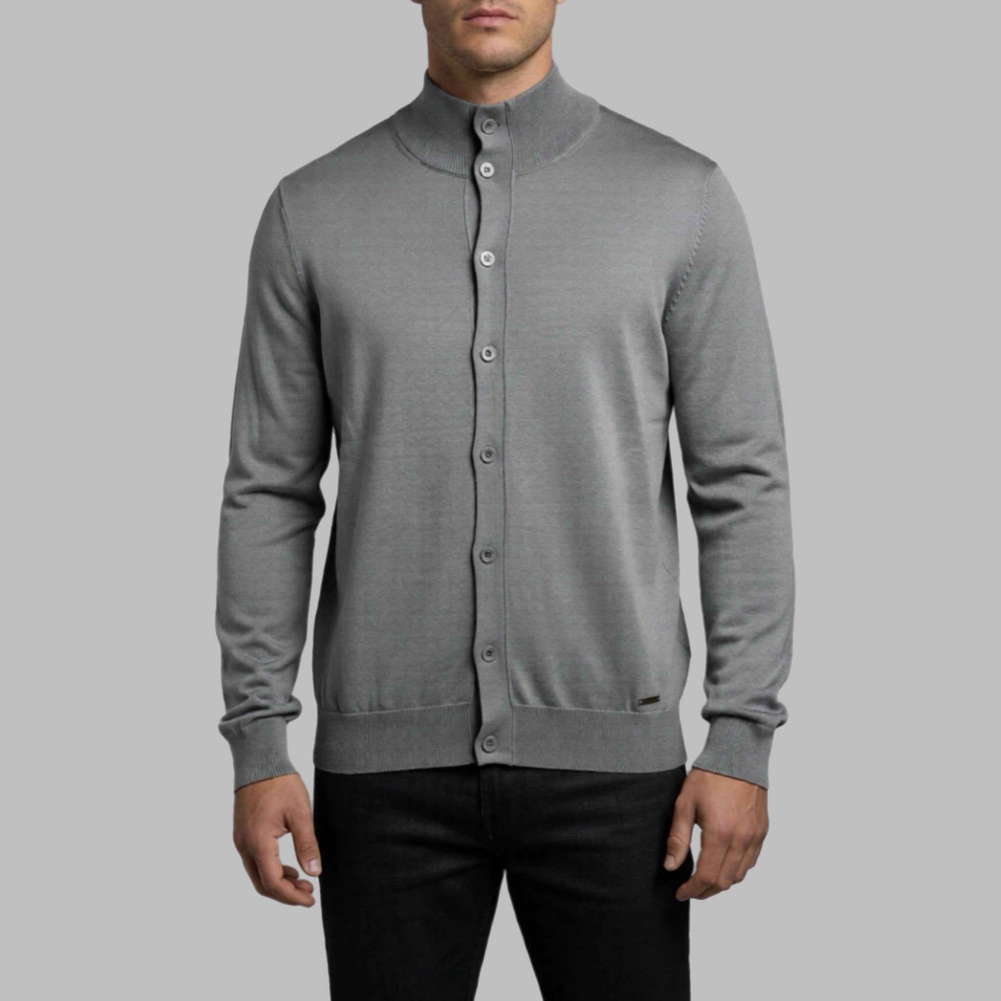 Maglia Nerovago uomo con bottoni