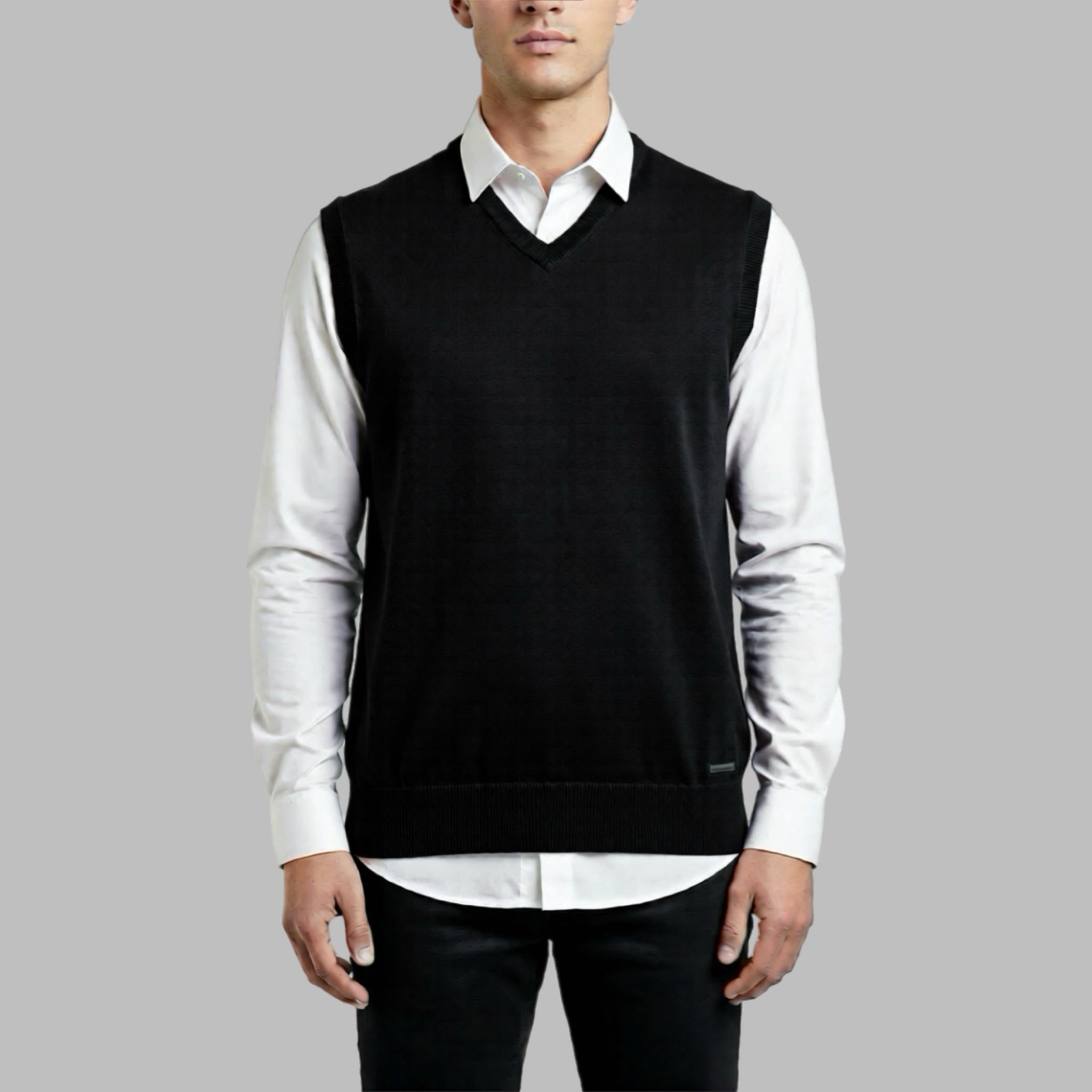 Maglia gilet Nerovago uomo