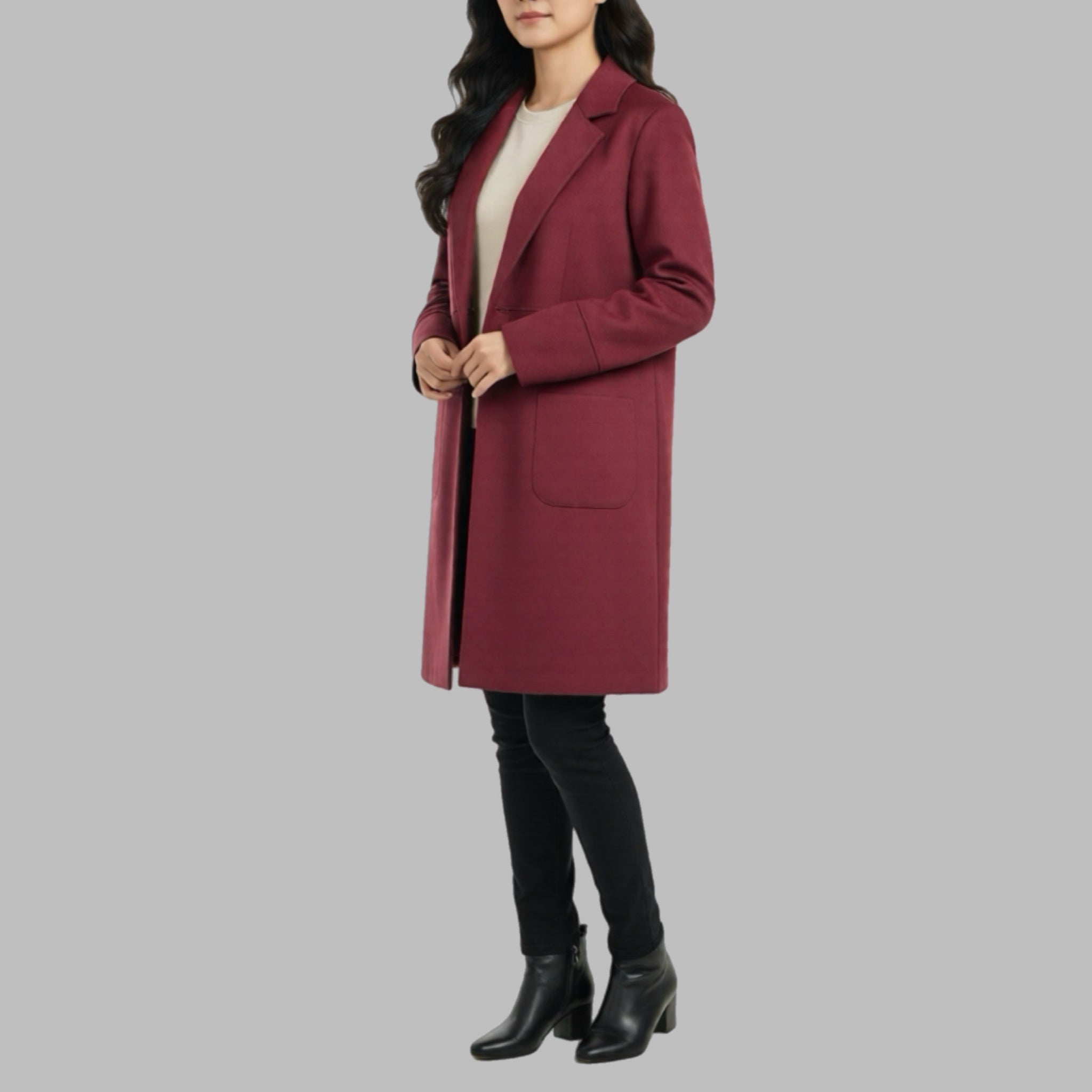 Spolverino Lizalú donna in camoscio