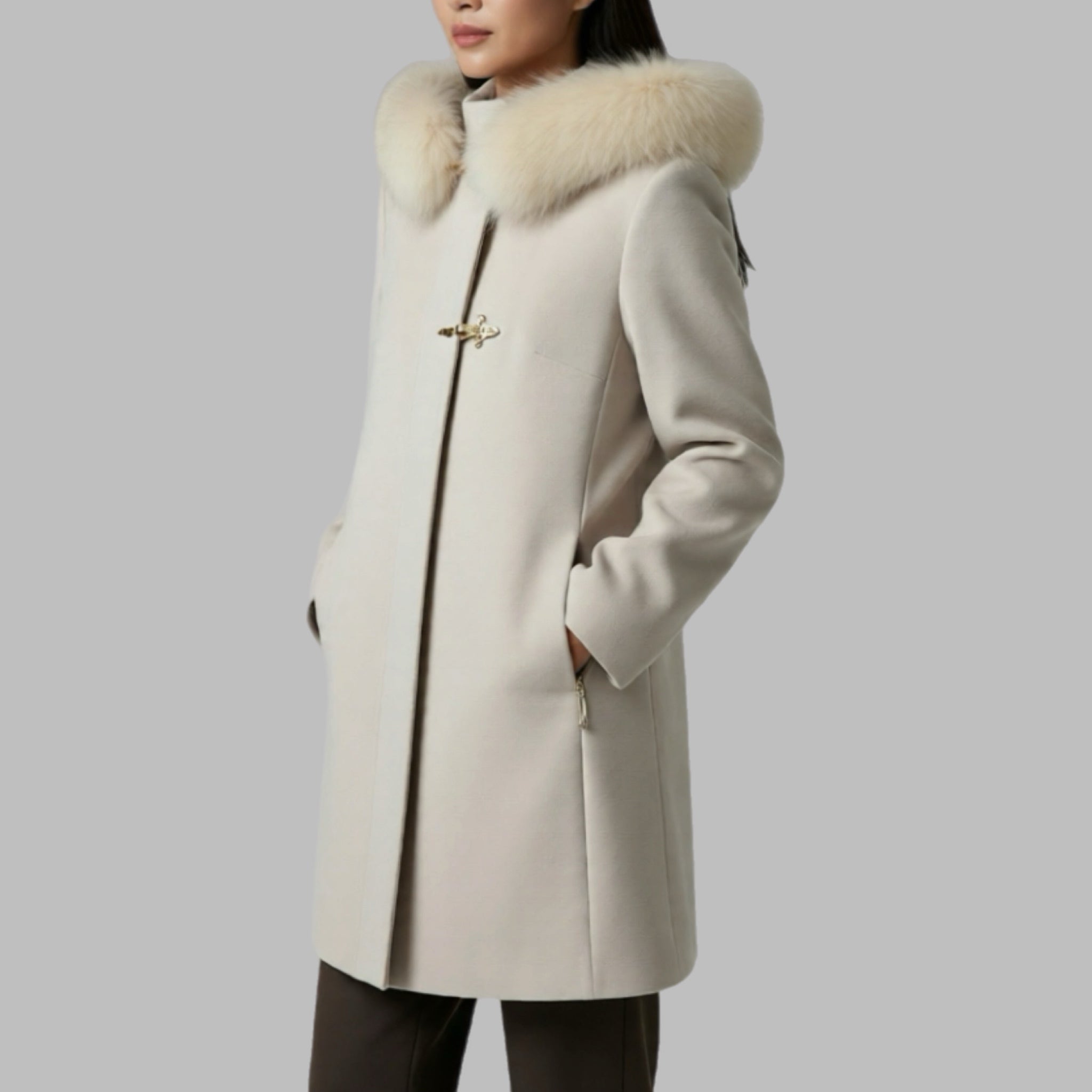 Cappotto Nanèe donna con cappuccio