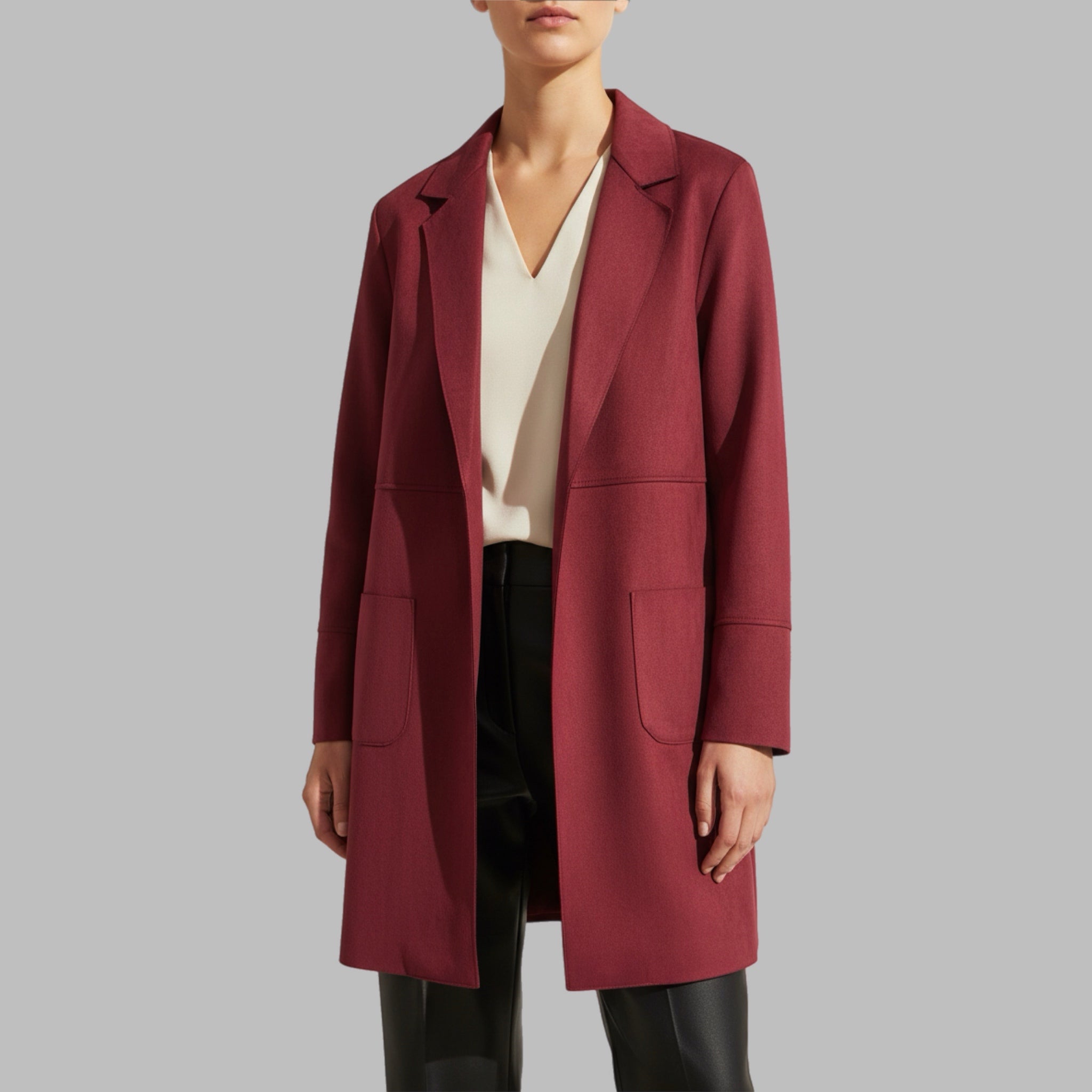 Spolverino Lizalú donna in camoscio