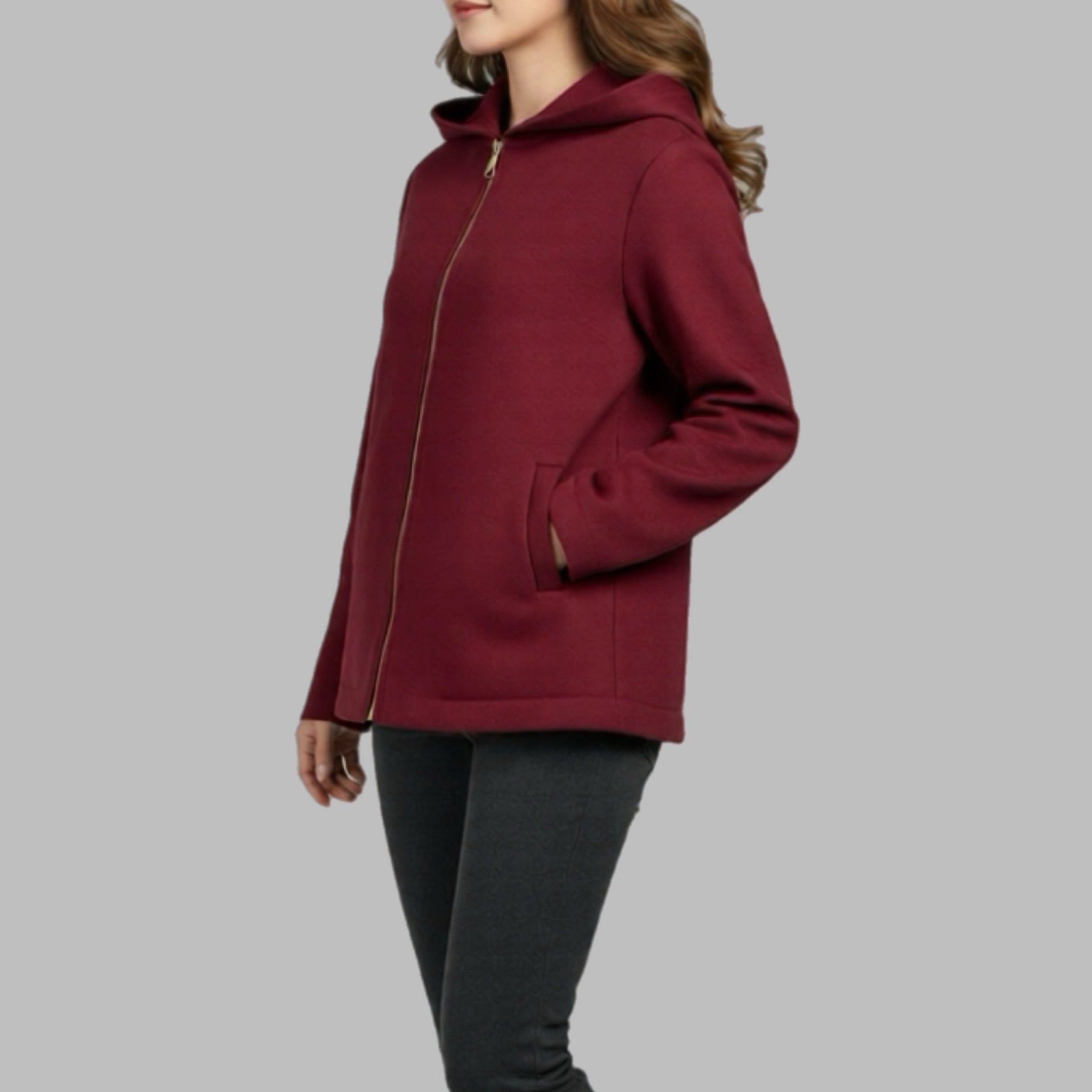 Cappotto Lizalú donna con cappuccio