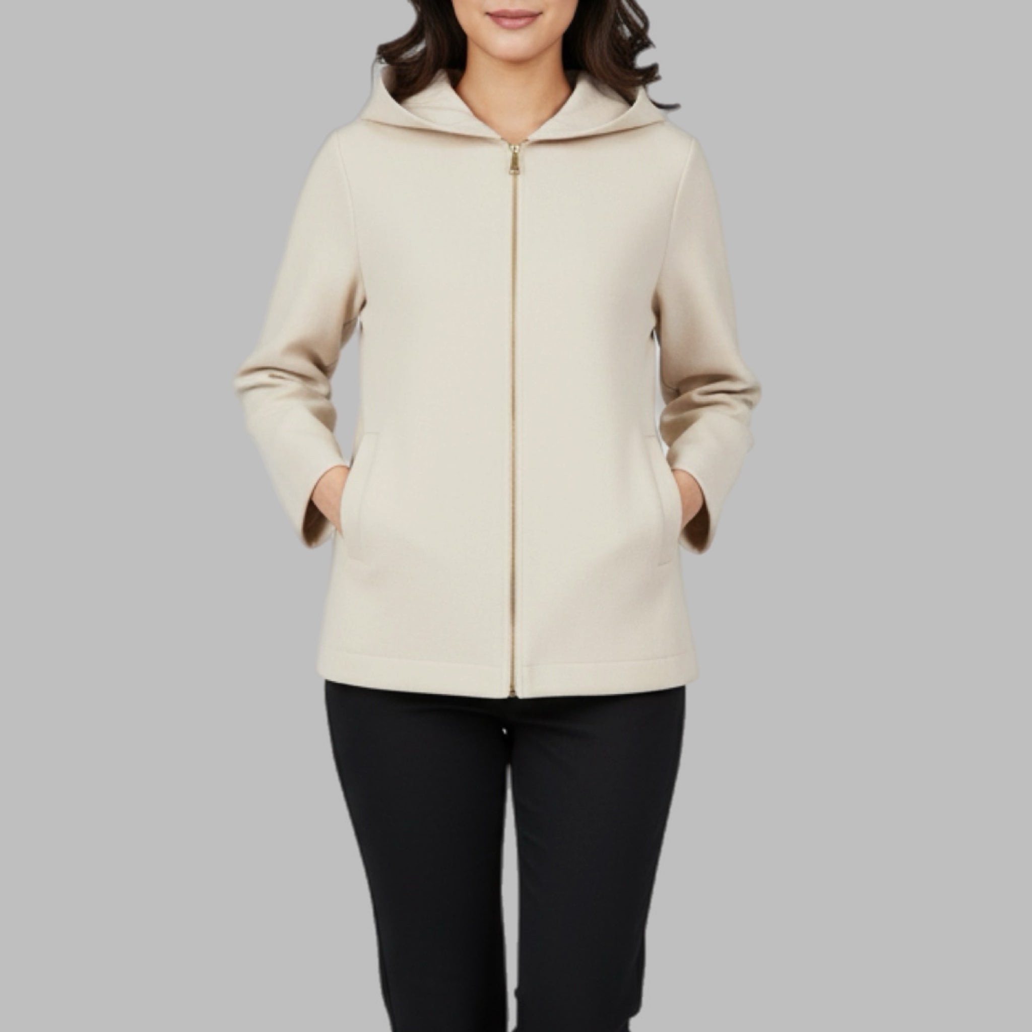 Cappotto Lizalú donna con cappuccio