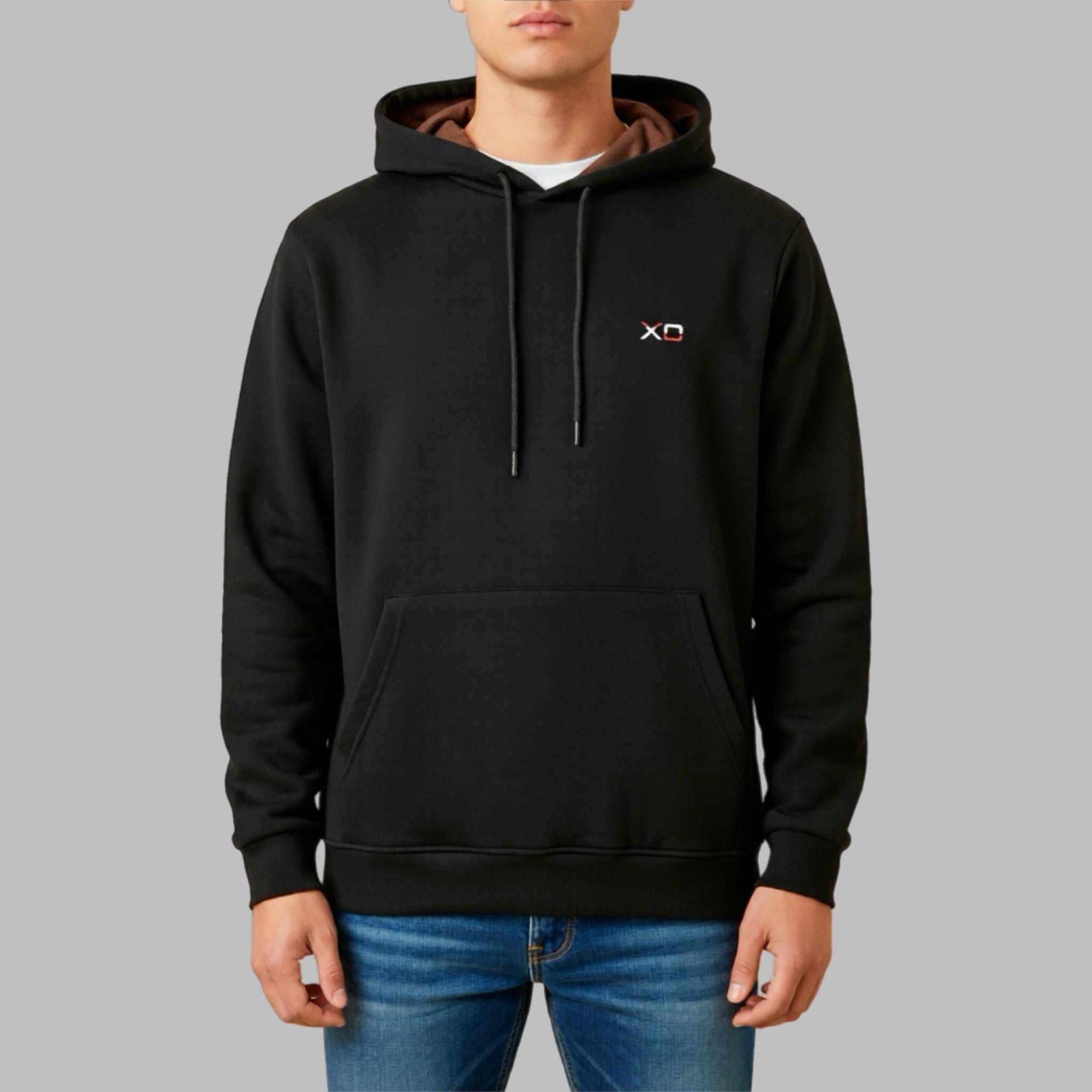 Felpa XO uomo con cappuccio