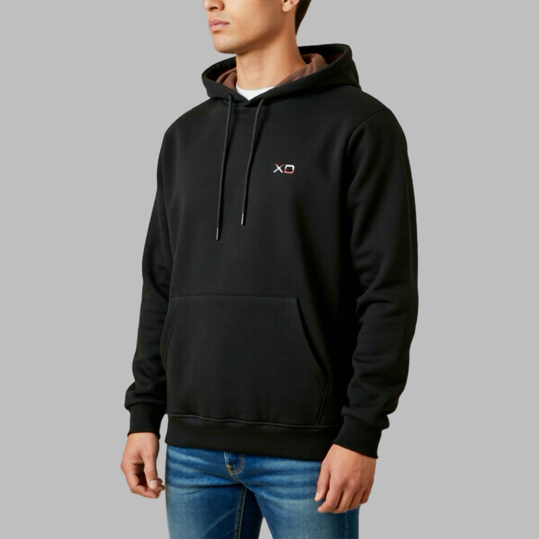 Felpa XO uomo con cappuccio