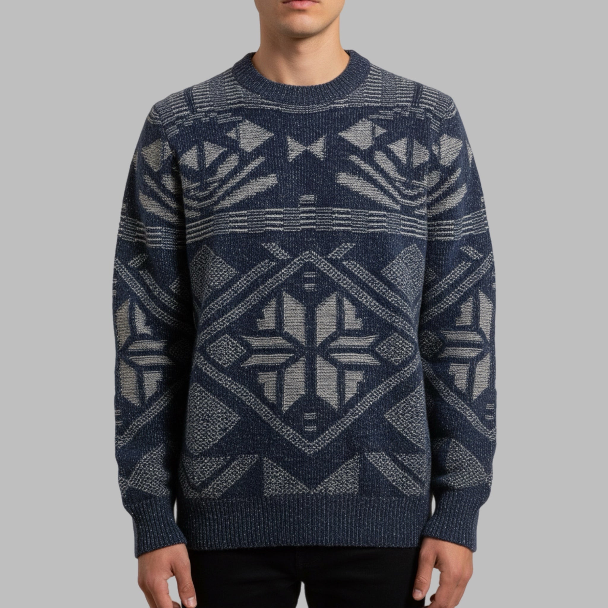 Maglia Nerovago uomo in ciniglia