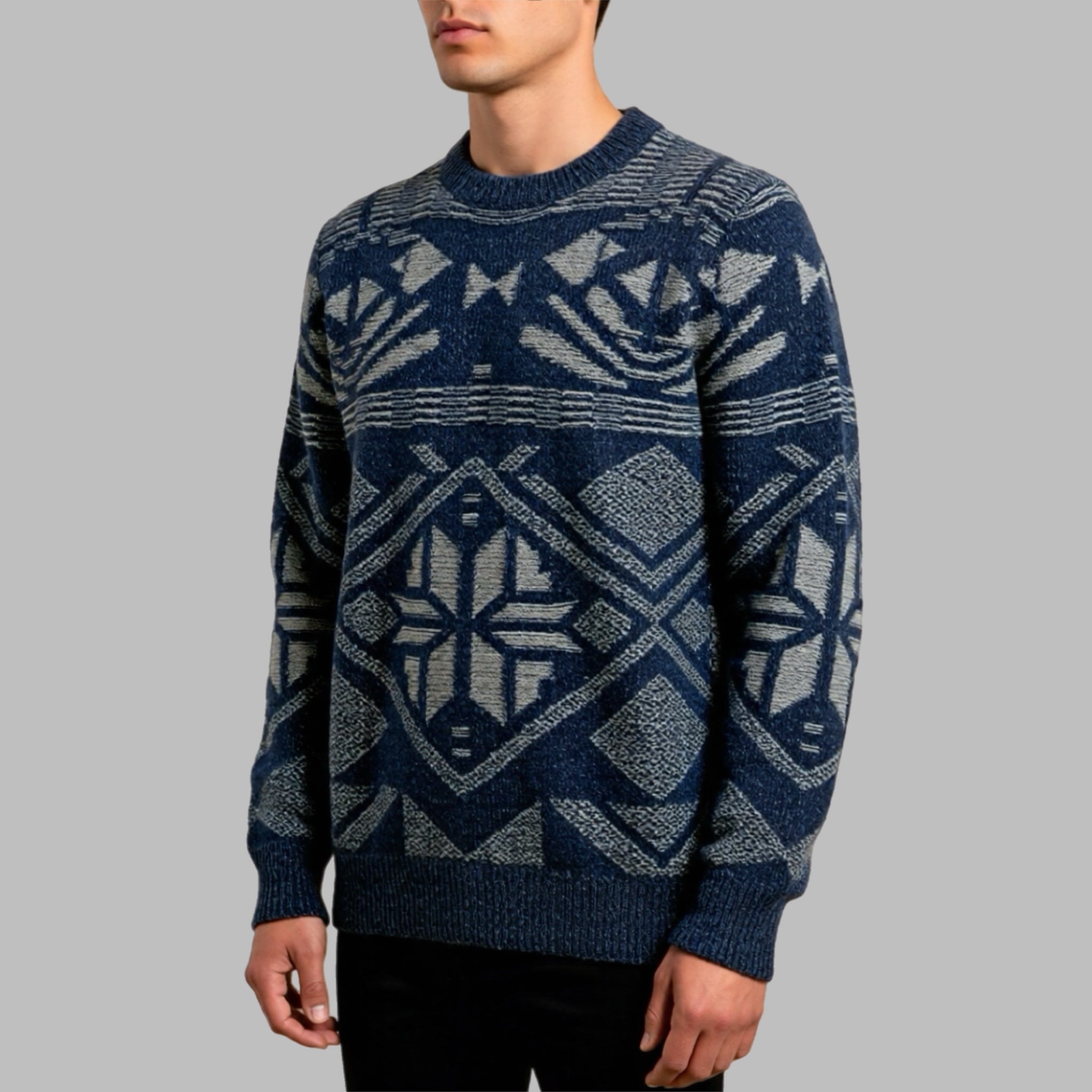 Maglia Nerovago uomo in ciniglia