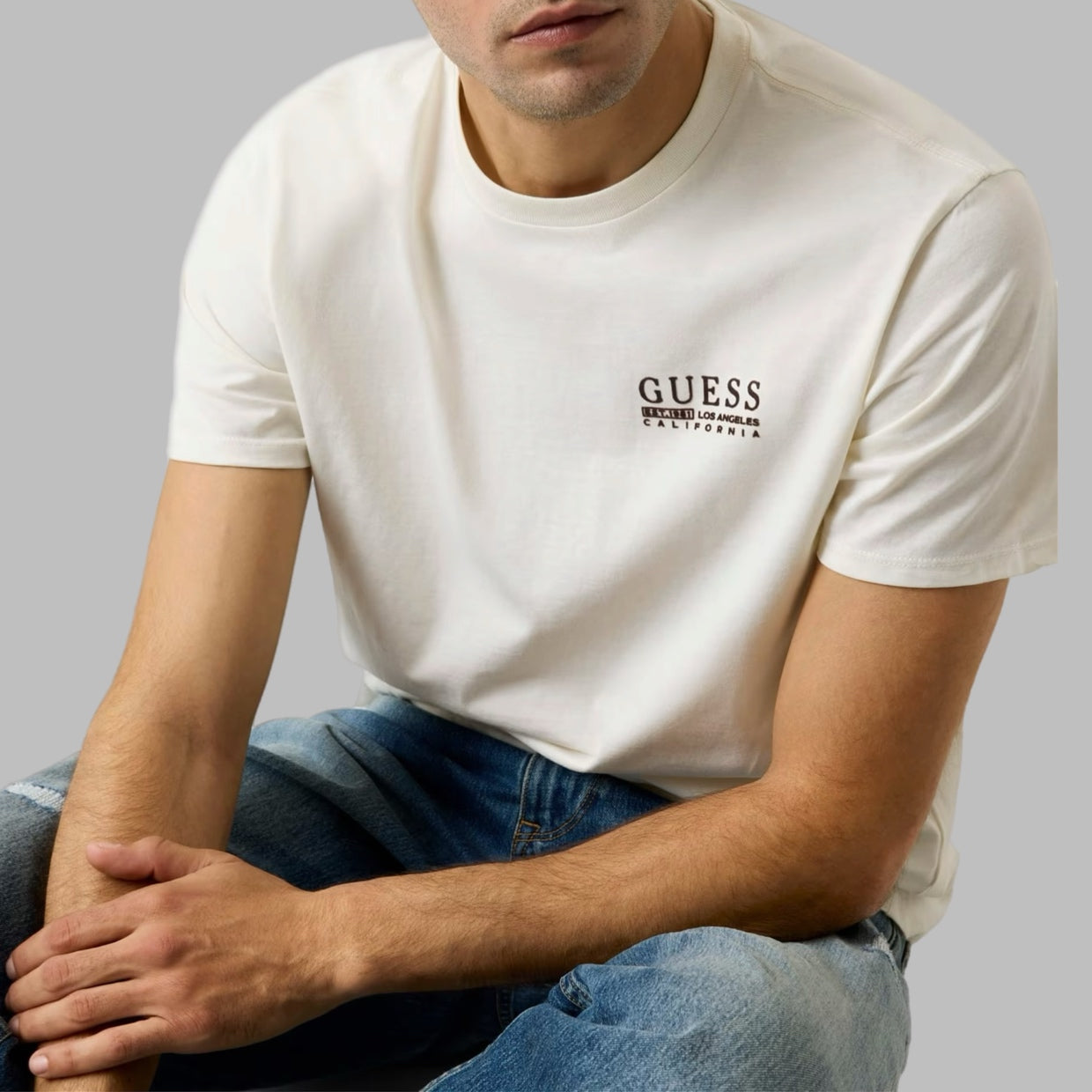 T-shirt GUESS uomo - M6RI05KBW41