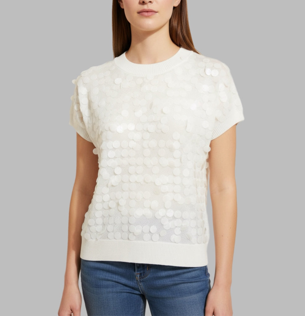 Maglia SHEIS in filo con paillettes- DS6255