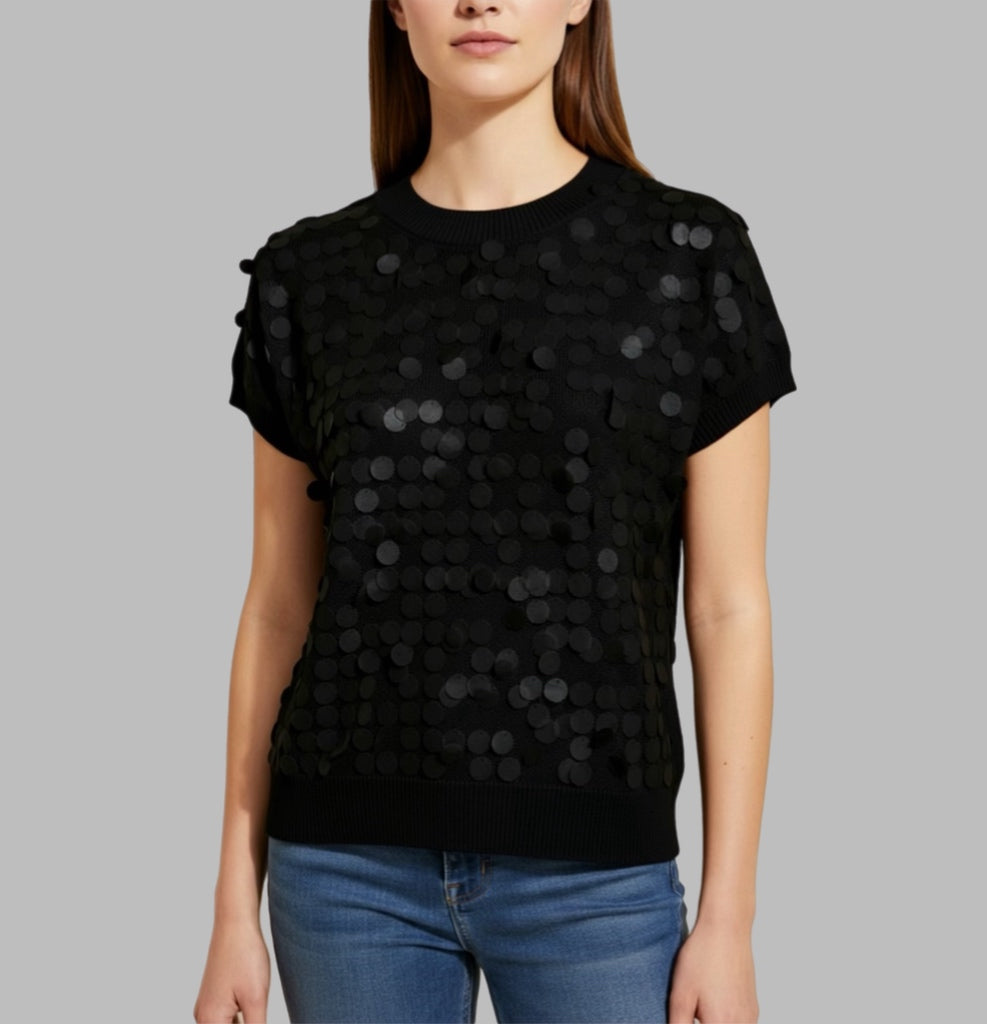 Maglia SHEIS in filo con paillettes- DS6255